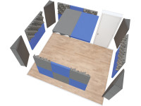 ATP Pack 1.1 Preto e Bege – 4 Caixas Coralreef + 2 Caixas Basmel + 4 Caixas CTBASS (32 painéis) ATP Pack 1.1 Preto e Bege – 4 Caixas Coralreef + 2 Caixas Basmel + 4 Caixas CTBASS (32 painéis)